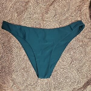 Teal Cheeky Bikini Bottom Size M